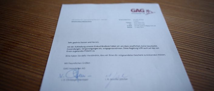 Compliance GAG Immobilien AG Köln